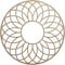Ekena Millwork Cannes Wood Fretwork Pierced Ceiling Medallion, Birch, 22"OD x 7 1/2"ID x 3/8"T CMWP22X22X0375CNBI - alternate 1
